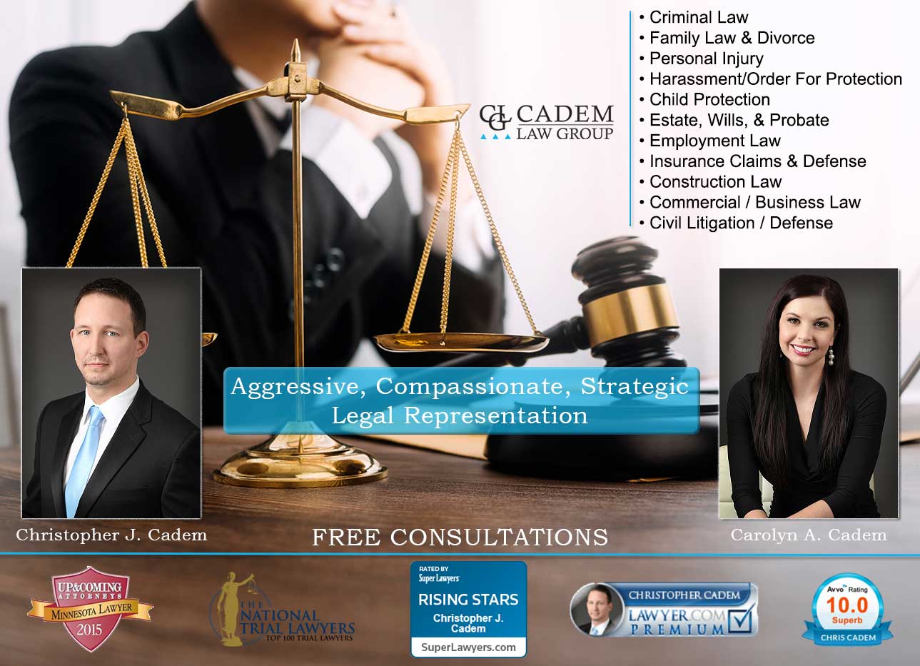 Cadem Law Group | Banner Location